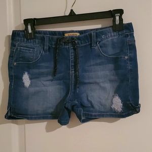 Girls Distressed Jean shorts